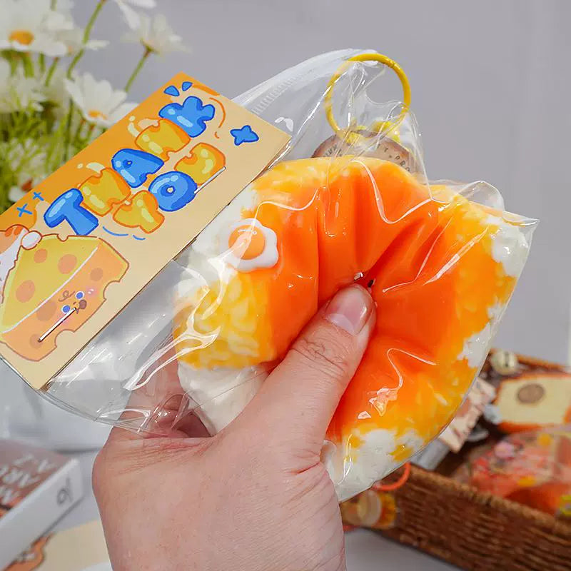 taba squishy egg yolk rice ball