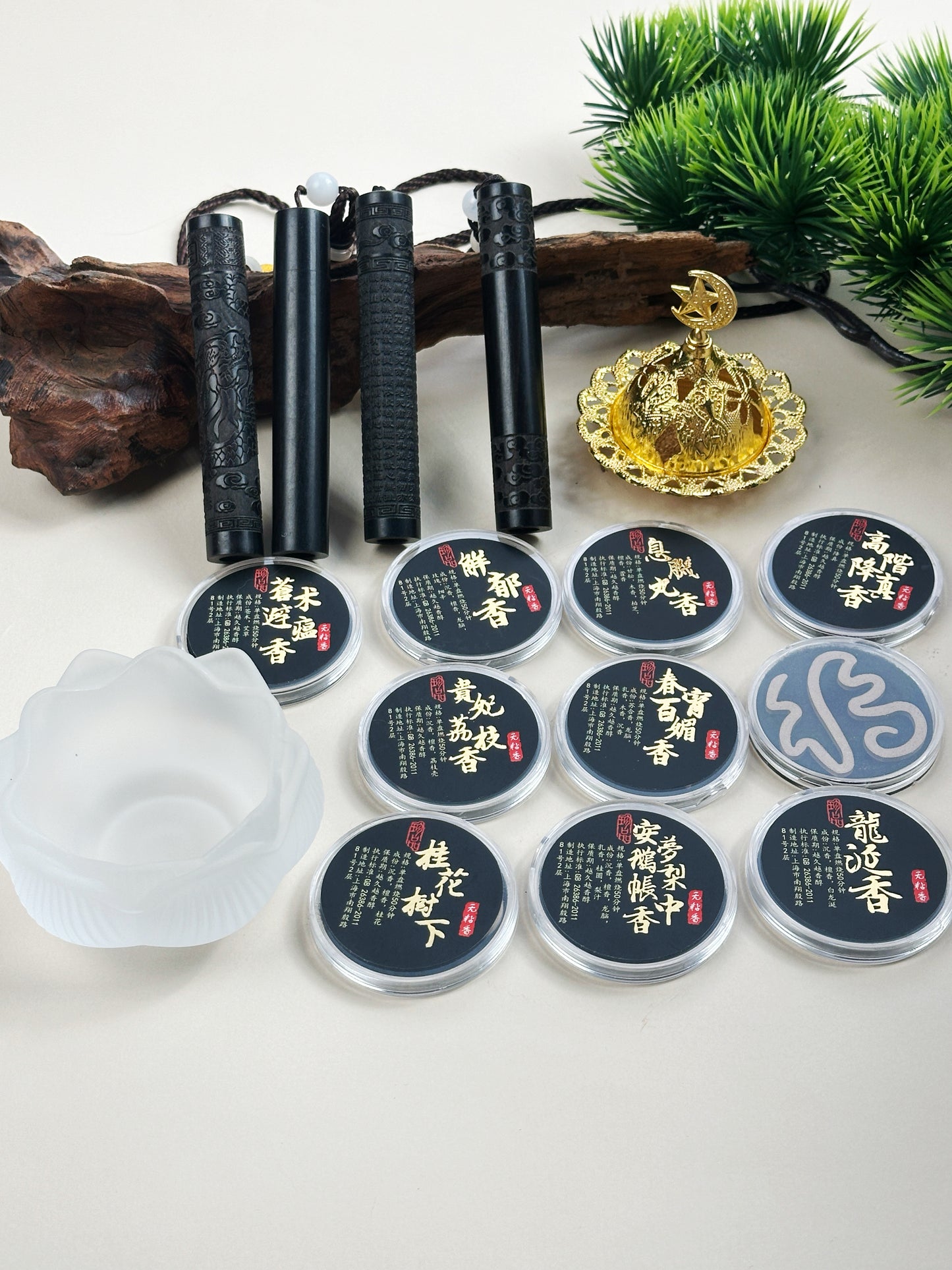 "fu"character incense (color matching bingo game）