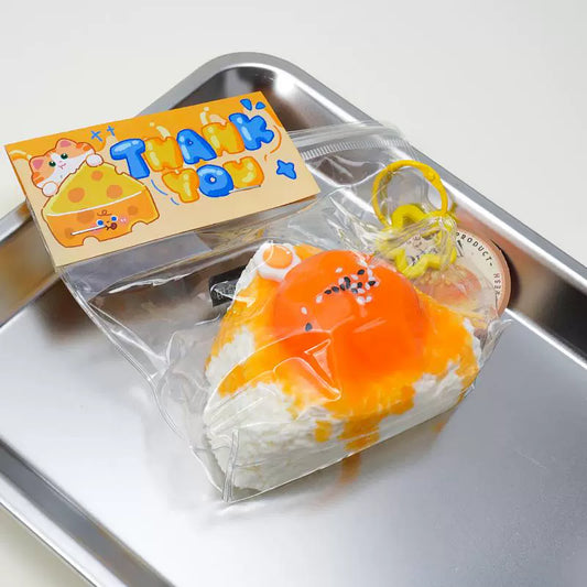 taba squishy egg yolk rice ball